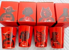 Japan Coca Cola Collaboration Star Wars Original Tumbler Cup x 4 Complete Set
