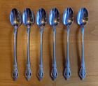 Oneida Raphael (6) Iced Tea Spoons Distinction Deluxe Stainless Flatware - EUC