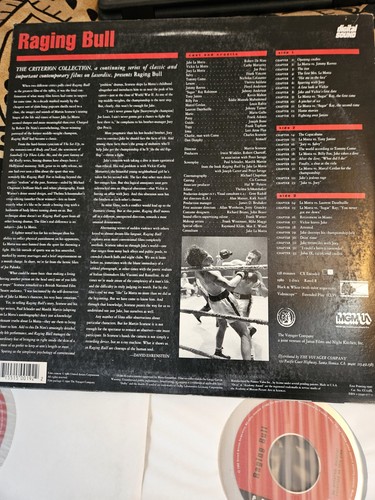 Raging Bull (1980) Criterion Collection LaserDisc – No Scratches – Scorsese OOP - Picture 11 of 15