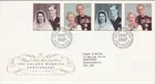 GB Stamps First Day Cover Golden Wedding QEII & Prince Philip, royalty SHS 1997