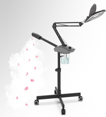 2 in 1 Professional Facial Steamer with 5X Magnifying Lamp for Salon or Spa