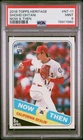 SHOHEI OHTANI 2018 TOPPS HERITAGE NOW & THEN RC #NT-11 PSA 9 MINT! DODGERS JAPAN