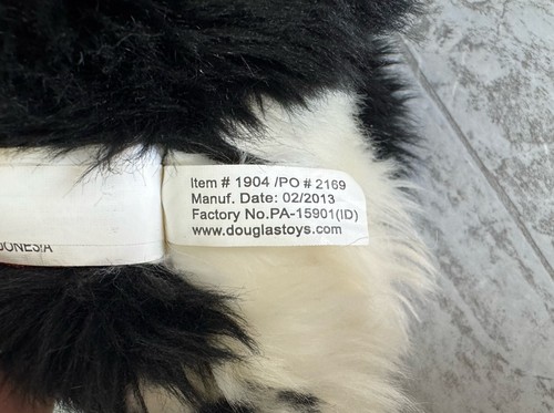 Douglas Kuscheltiere Springer Spaniel "Federn" 1904 schwarz weiß - Bild 8 von 11