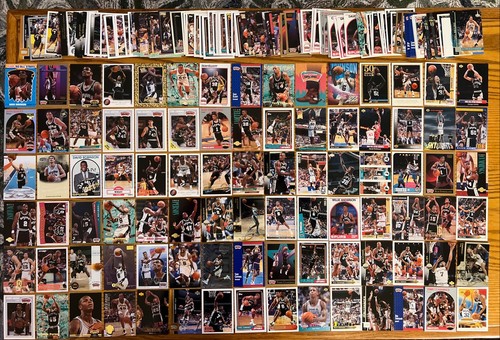 RIESIGES Lot (200) verschiedene San Antonio Spurs BK Karten David Robinson Parker - Bild 1 von 24