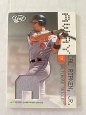 2002 Leaf Game Used Jersey #2 CAL RIPKEN JR Orioles /250 HOF