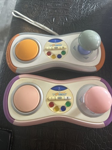 V Tech V. Smile V Motion Active Learning System Purple Pink Tested Video Game - Picture 4 of 5