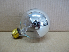 4 Pack 40 Watt 120 Volt G25 Silver Crown Chrome Light Bulbs Westinghouse #03156