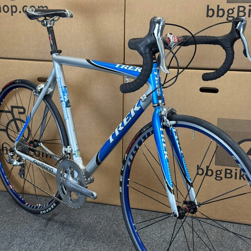 Bicicleta de carretera Trek Madone SL 5.9 Discovery Channel usada, Dura-Ace, carbono-2007, 58 cm Foto 3 de 4