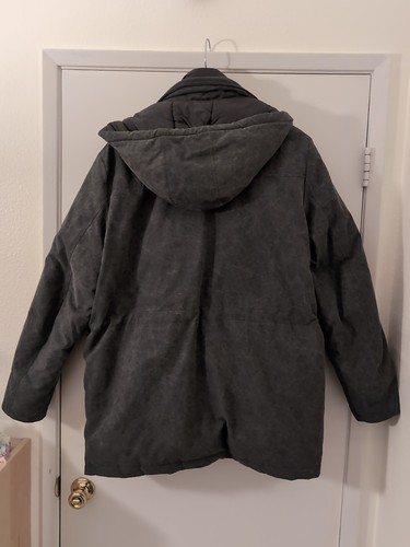 Andrew Marc Yukon Stone Wash Down Parka Jacket- Size L - Picture 7 of 12