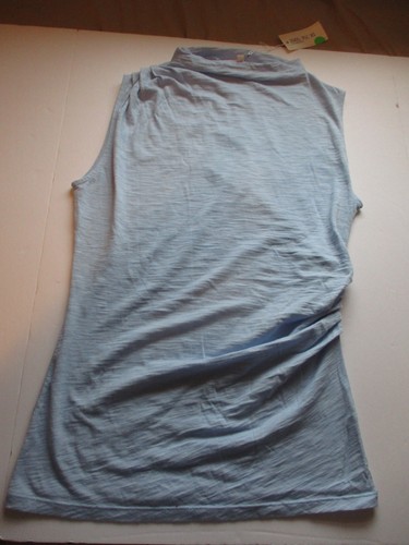 NUEVO TOP CHARLOTTE GOLDIE INVIERNO AZUL PIMA ALGODÓN SIN MANGAS TALLA XS - Imagen 2 de 6