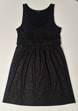 Express Snake Skin Printed Dress Size Small Little Black Dress Goth Gothic, Emo