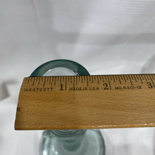 TWO'S Company Kerzenständer bläulich grün Glas Fisch - Bild 7 von 8