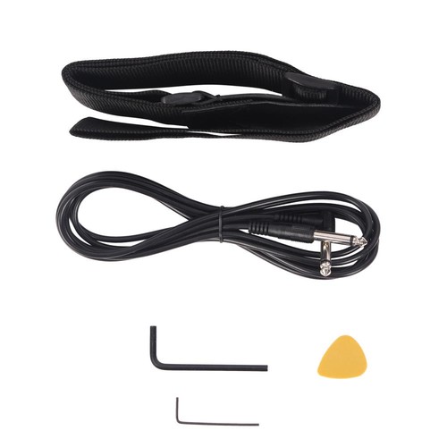 Glarry Right Handed Full Size Electric Bass Guitar+Cord+Tool for School Student - Picture 9 of 9