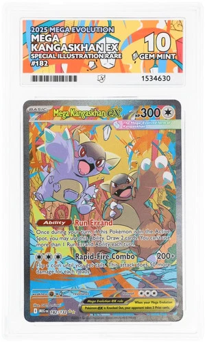 ACE 10 Mega Kangaskhan EX 182/132 Mega Evolution Gem Mint Pokemon