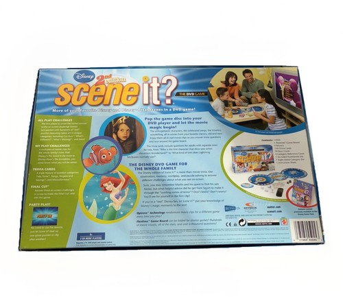 Disney Scene It? 2nd Edition DVD Board Game, Adult & Kids Questions **COMPLETE** - Picture 5 of 5