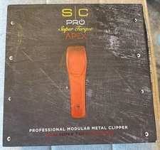 STYLECRAFT Apex Professional Motor Modular Metal Hair Clipper - RED #SC602/ USED