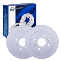 2X Hella Bremsscheiben 253Mm Vorne Passend FüR Opel Agila 54353PRO