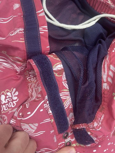Vintage Polo Sport Swim Trunks XL 39” Y2K Hawaiian Floral Board Shorts Red Pink - Picture 13 of 18