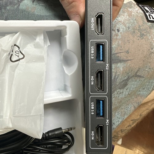 Steetek 2 Port DP USB 3.0 KVM Switch 4K@60Hz, KVM Switch Displayport 2 in 1 - 第 8/8 張圖片