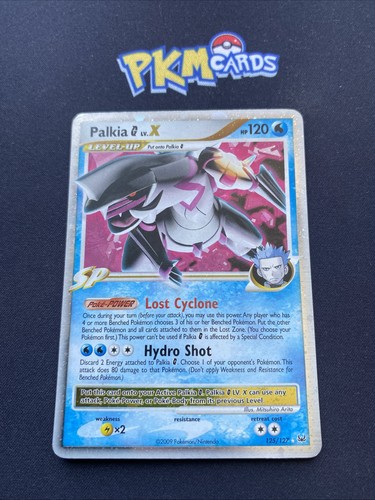 Pokemon TCG Palkia Lv. X Platinum Base 125/127 Ultra Rare MP.
