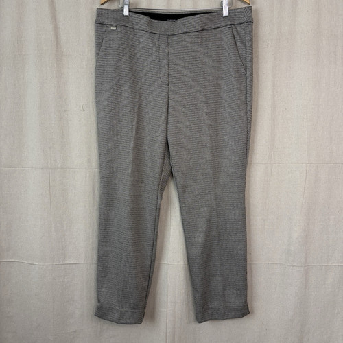 Womens Counterparts Slip On Houndstooth Plaid Pants Women XL Academia Corpcore