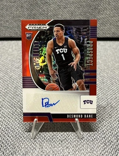2020 Panini Prizm Desmond Bane Red Prizm Rookie Auto /199 #PA-DB