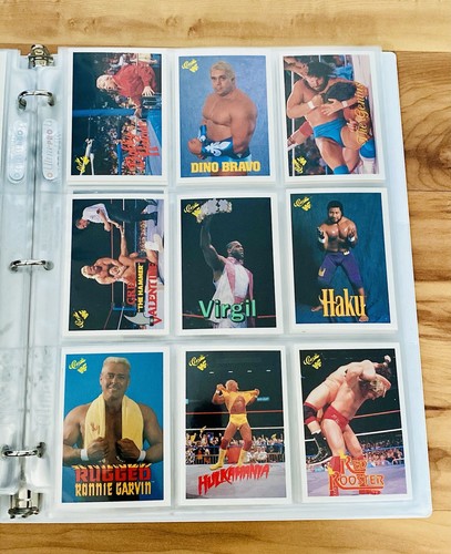 1990 WWF Classic Wrestling Complete Card & Sticker Set w/ Extras – RARE – MINT - Imagen 10 de 17