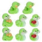  8 Pcs Miniature Snake Figurines Micro Landscape Decoration Bonsai Ornament
