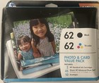 Kit cartouche d'encre/papier HP 62 - Noir, tricolore, photo et carte Value Pack