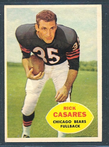 1960 Topps Football Set-Break #13: RICK CASARES Chicago Bears ~ EX-MT