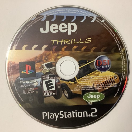 Jeep Thrills PS2 Sony PlayStation 2 solo disco - Imagen 3 de 4