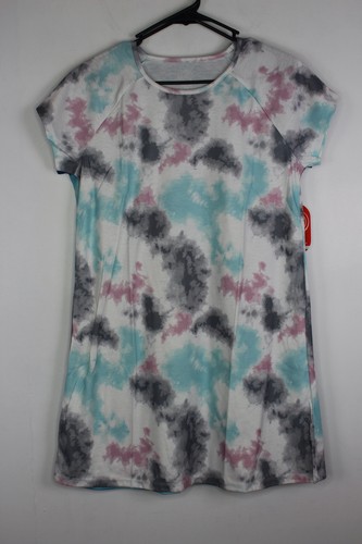 Girls' Wonder Nation Short Sleeve Pajama Nightgown 2-Pack Teal XL(14-16)Plus - Picture 1 of 4