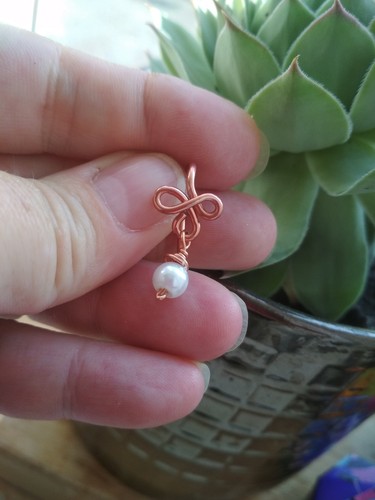 Piercing Navel Ring Belly Button Birthstone Jewelry Navel Jewelry Boho Ring Rose - Picture 3 of 12