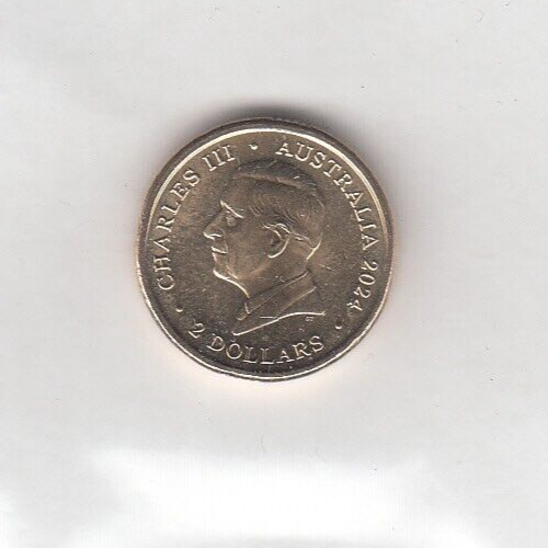 2024  $2.Coin - War Animals.Remembrance.Purple Poppy.King Charles.111 - Picture 2 of 2