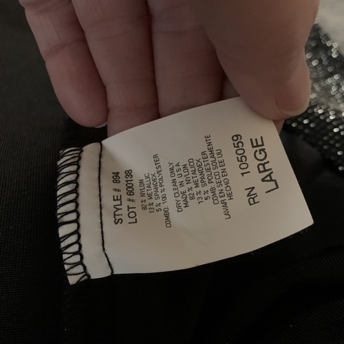 Xscape by Laurence Kurtz Evening Jacket Sparkle Beaded Size Large wedding Party - Picture 4 of 5