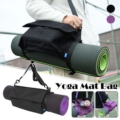 Yogamattentasche Träger Yogamattenhalter durchgehender Reißverschluss verstellbarer Gurt Rolle Schultertasche - Bild 1 von 22