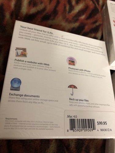 AppleCare Protection plan .Mac Membership iBooks iPod PC Mac Sealed New Old Stoc - Picture 6 of 7