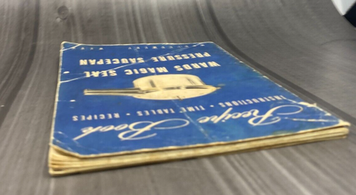 Wards Magic Seal Pressure Saucepan Recipe Book Instructions Time Tables 1957 - Picture 6 of 17