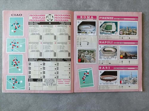PANINI ITALIA 90 STICKER ALBUM 100% COMPLETE - NO SCORE - 1990 - Foto 3 di 24