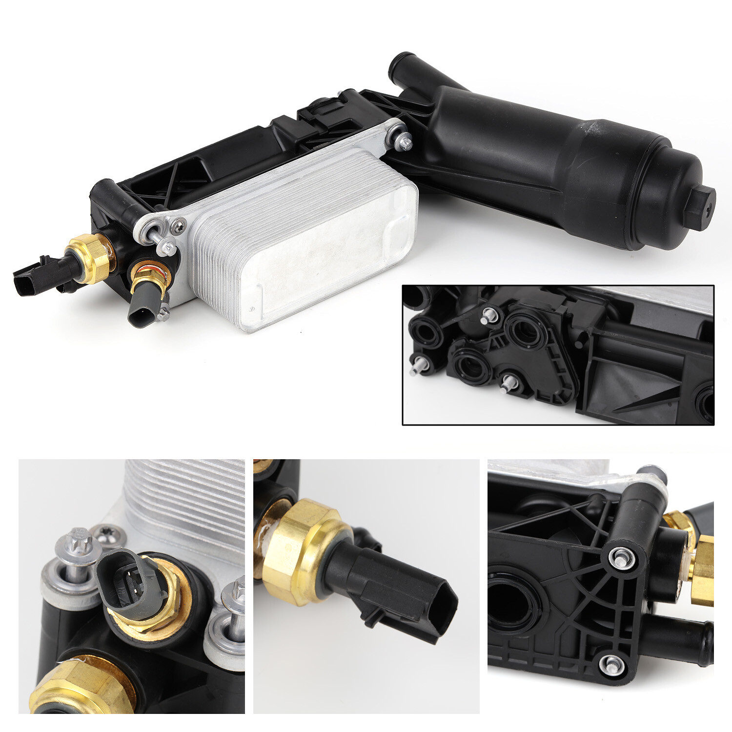 1* Oil Cooler & Filter Housing For 2011-2013 Chrysler 300 Jeep Dodge Ram 3.6L AU 1* Oil Cooler & Filter Housing For 2011-2013 Chrysler 300 Jeep Dodge Ram 3.6L AU