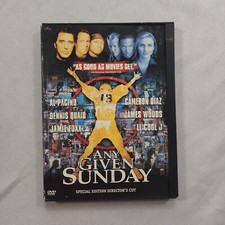 Any Given Sunday (DVD) 1999 Al Pacino,  Oliver Stone Film