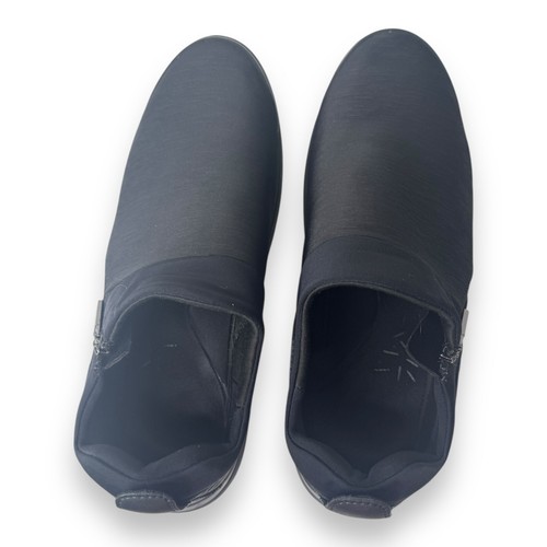 BZees Axis Loafers Shoes Womens 9 Wide Black Stretch Zip Comfort Casual EUC - Picture 5 of 11