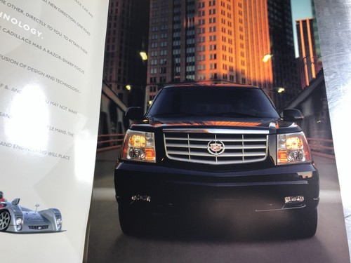 2002 Cadillac Escalade Dealer Sales Brochure Book NOS - Picture 2 of 2