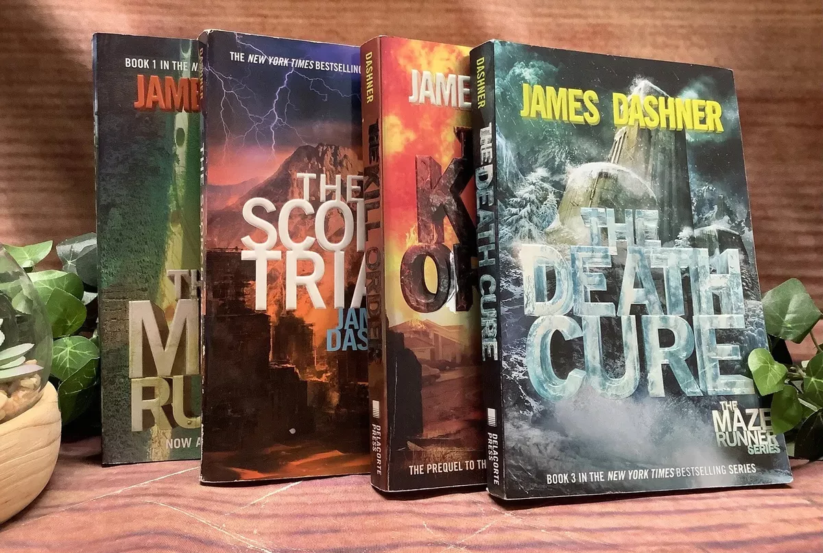 The Maze Runner (books 1-4) by James Dashner, Paperback