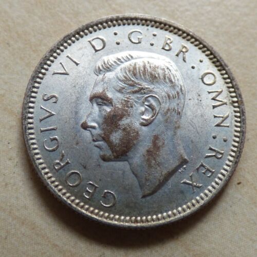 George VI Sixpence 6D Silber/ Cupro-Nickel Münzen Wählen Sie Ihr Datum 1937-1952 - Bild 41 von 273