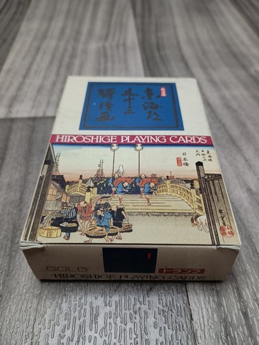 Hiroshige Gold Playing Cards Original Box Brand New Sealed Same Day Shipping!!! - Picture 7 of 24