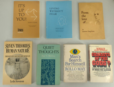 Spirituality 7 Book Lot, Enlightenment Developing Intuition Personal Development