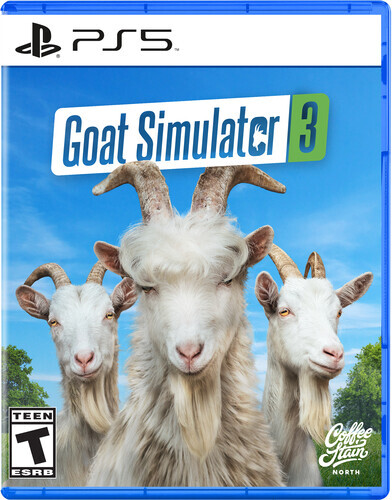 BRAND NEW PS5 - Goat Simulator 3 - Sony PlayStation 5 SLIGHTLY TORN SHRINK WRAP - Picture 1 of 1