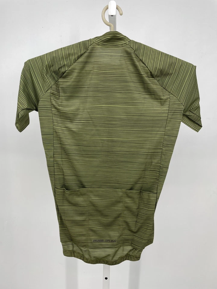 Pearl Izumi Mens ELITE  Pursuit Graphic Jersey Green Striped Stretch 11121818 - Image 2 of 4