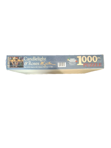 NEW HTF 2009 Candlelight & Roses 1863 Civil War Ball 1000 Puzzle Piece Kunstler - Picture 5 of 8